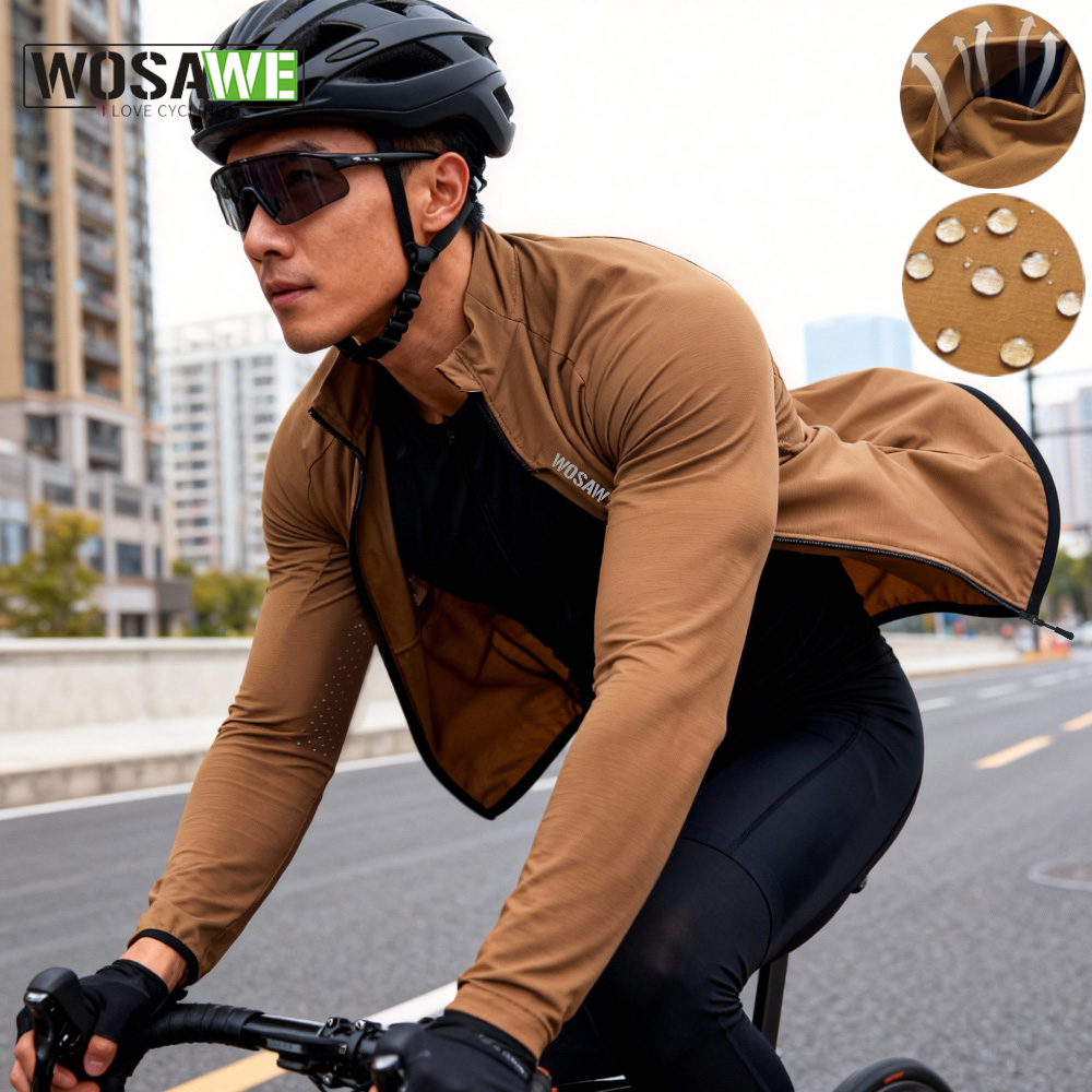 Running Gear Jacket - WOSAWE Cycling Windbreaker Unisex Summer Bicycle