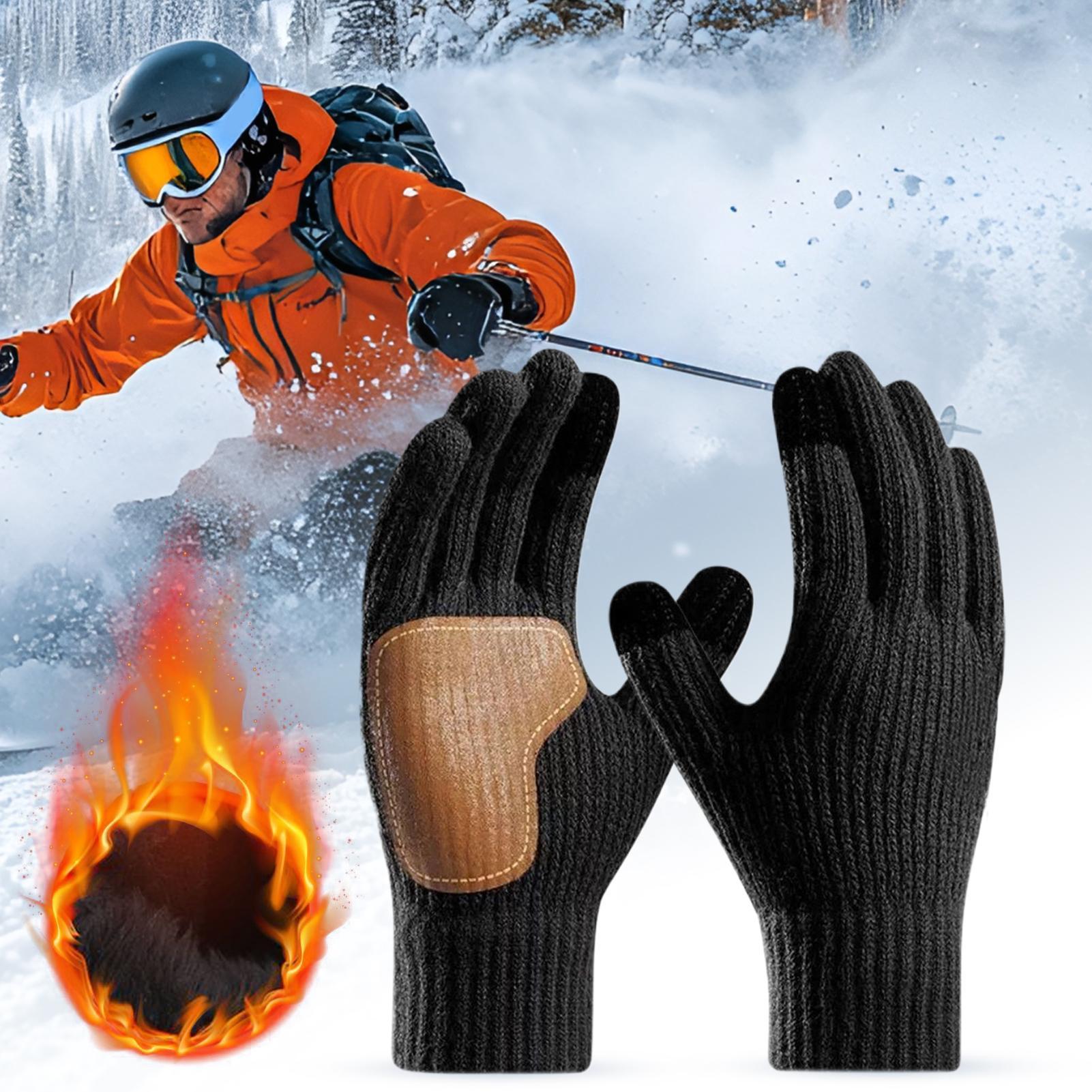 Running Gear Cold Weather - USB Heated Gloves with Touchscreen, Winter