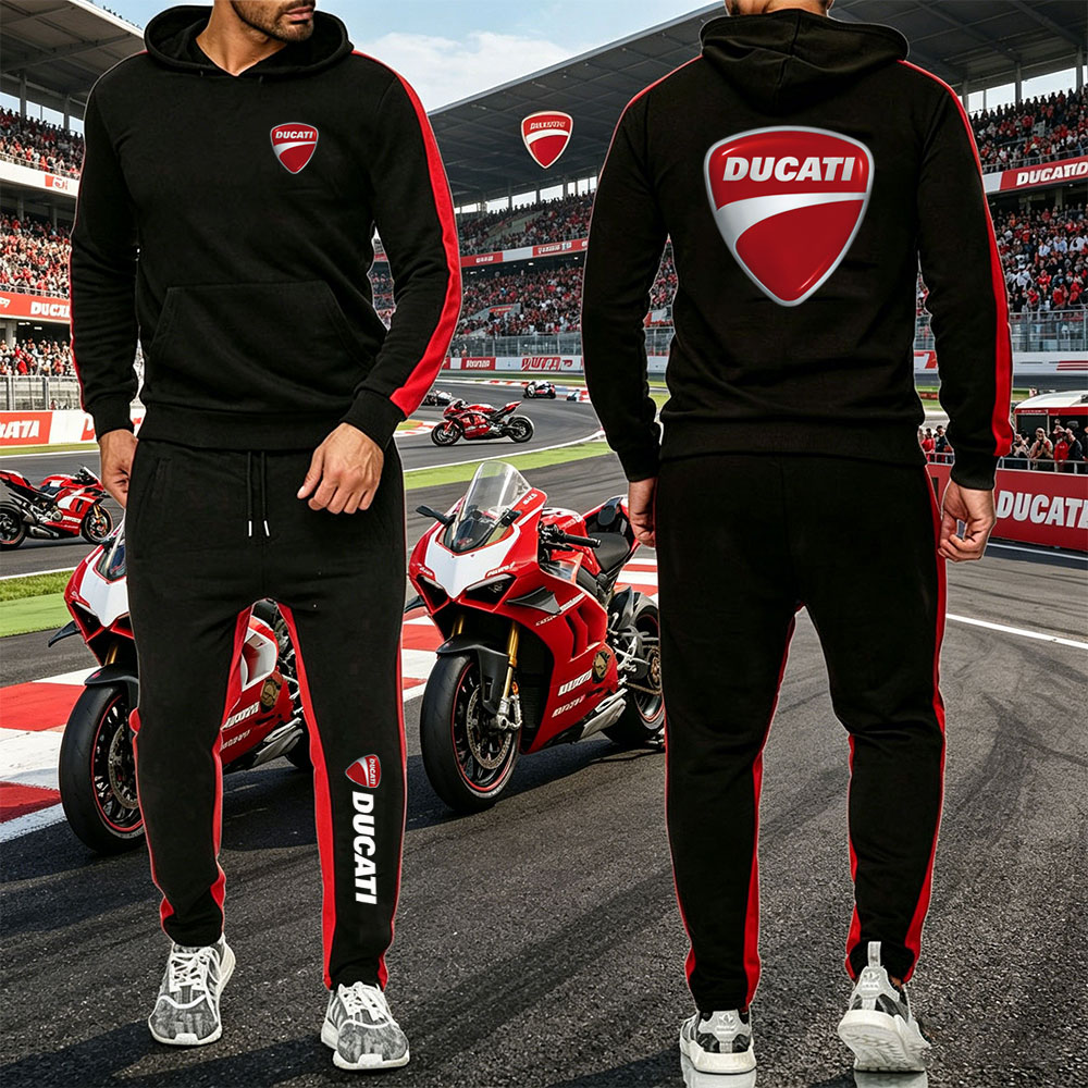 Running Gear Motor - 2026 Men Tracksuit Ducati motor Printed