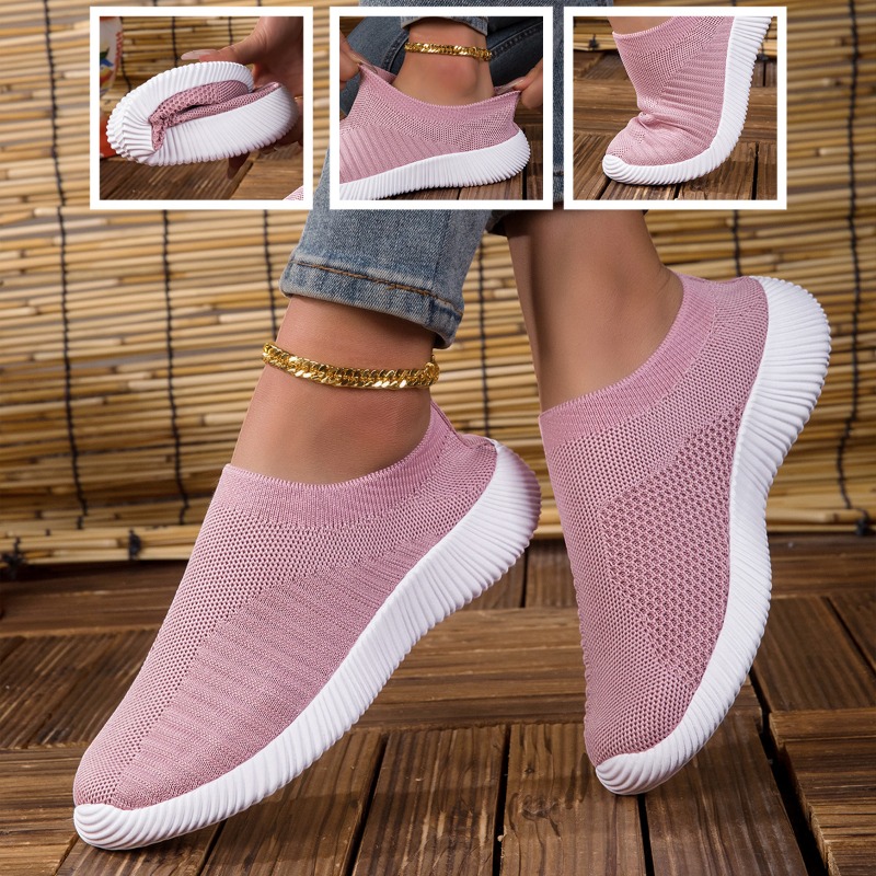 Running Gear For Sale - Women's Sneakers Breathable Knitted Mesh Comfortable