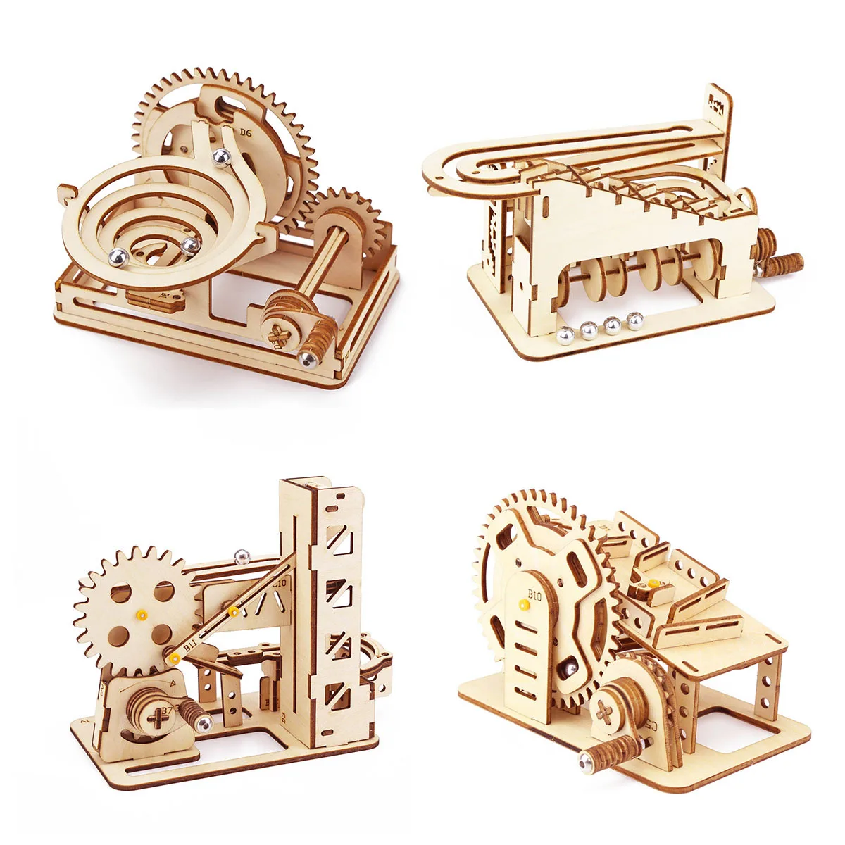 Running Gear On - DIY Mechanical Iron Ball Maze Building