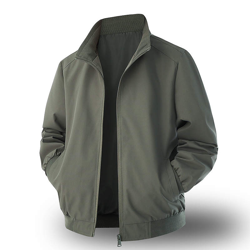 Running Gear Jacket - Men's Classic Business Jacket Windbreaker Zipper