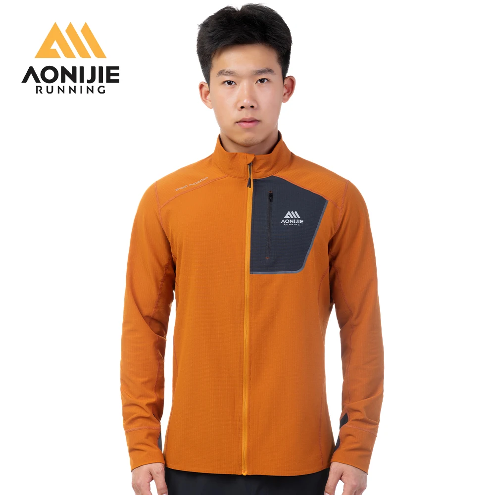 Running Gear Jacket - AONIJIE Outdoor Stand Collar Men Sports