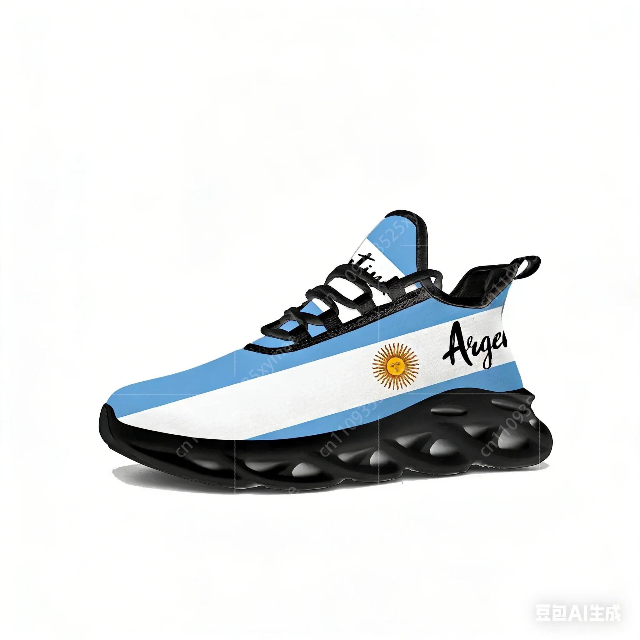 Argentine Flag Flats Sneakers  - Running Gear For Sale review and price