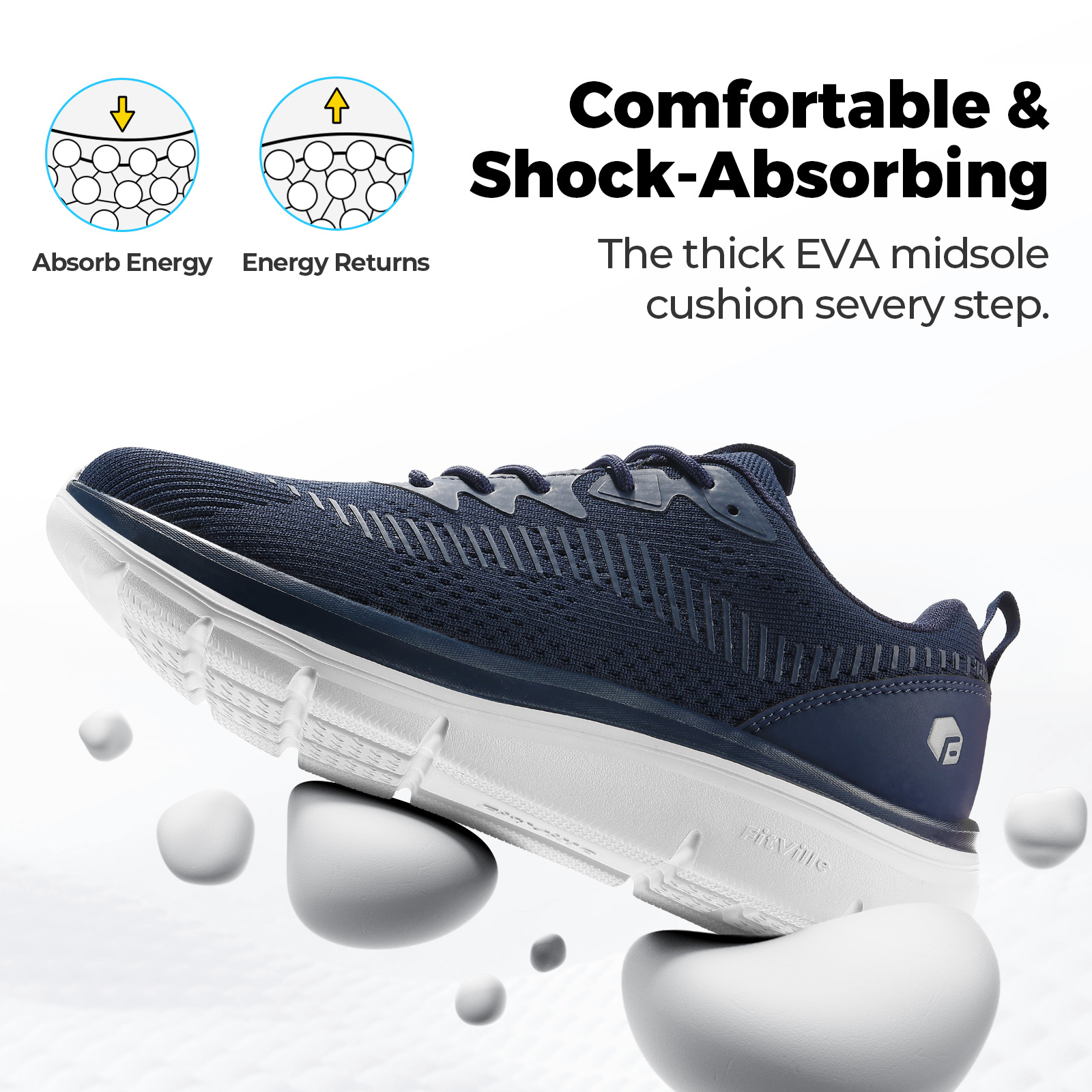 FitVille Men's Walking Shoes L - Running Gear For Sale review and price