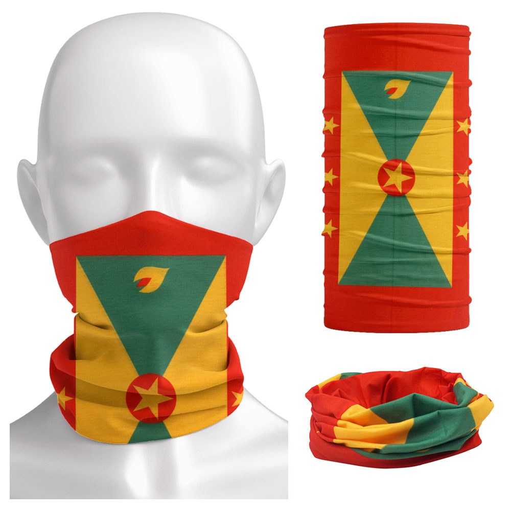 Grenada Flag Pattern Face Band - Running Gear Headband review and price